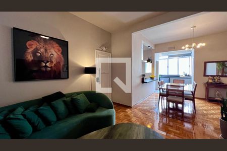 Sala de apartamento à venda com 3 quartos, 116m² em Barroca, Belo Horizonte