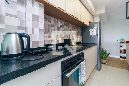 Cozinha de apartamento para alugar com 2 quartos, 66m² em Santo Amaro, São Paulo