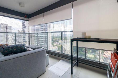 Sala - Varanda de apartamento para alugar com 2 quartos, 66m² em Santo Amaro, São Paulo