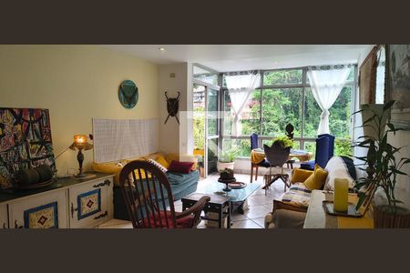 Sala de apartamento para alugar com 3 quartos, 120m² em São Conrado, Rio de Janeiro