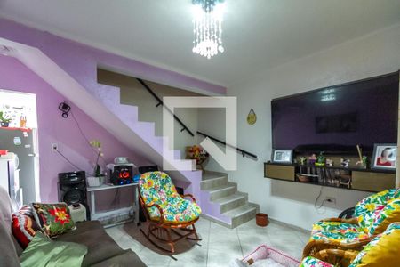 Sala de casa à venda com 3 quartos, 117m² em Nova Baeta, São Bernardo do Campo
