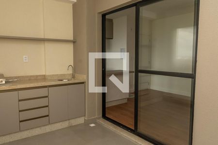 Espaço Gourmet Sala de apartamento para alugar com 2 quartos, 83m² em Jardim Sao Jose, Americana