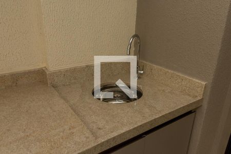 Detalhe Espaço Gourmet Sala-Pia de apartamento para alugar com 2 quartos, 83m² em Jardim Sao Jose, Americana