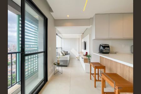 Sala de apartamento para alugar com 1 quarto, 39m² em City Bussocaba, Osasco