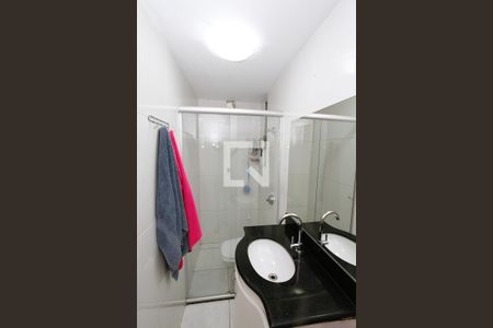 Banheiro da Suíte de apartamento à venda com 3 quartos, 78m² em Coração Eucarístico, Belo Horizonte