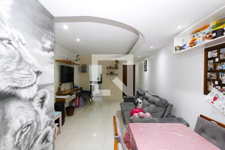 Sala de apartamento à venda com 3 quartos, 78m² em Coração Eucarístico, Belo Horizonte