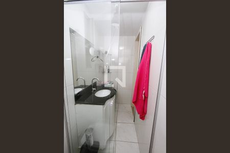 Banheiro da Suíte de apartamento à venda com 3 quartos, 78m² em Coração Eucarístico, Belo Horizonte