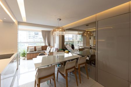 Sala de Jantar de apartamento para alugar com 3 quartos, 87m² em Vila da Serra, Nova Lima