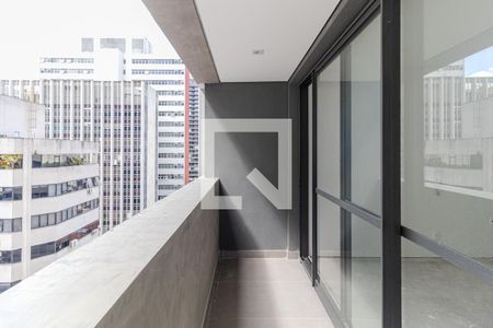 Varanda de kitnet/studio à venda com 1 quarto, 24m² em Consolação, São Paulo