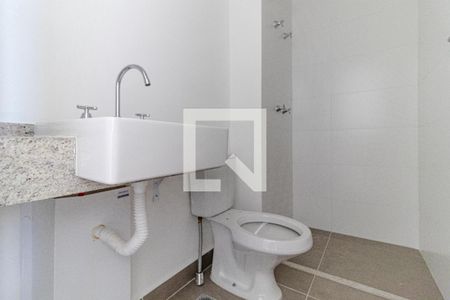 Banheiro de kitnet/studio à venda com 1 quarto, 24m² em Consolação, São Paulo