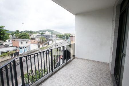 varanda da Sala de apartamento à venda com 2 quartos, 83m² em Taquara, Rio de Janeiro