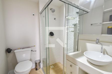 Banheiro da suíte de apartamento para alugar com 1 quarto, 42m² em Ipiranga, São Paulo