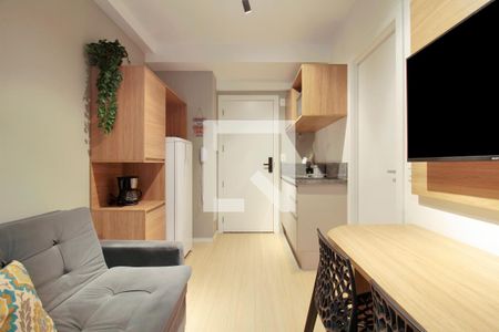 Sala de apartamento para alugar com 1 quarto, 29m² em Vila Nova Conceição, São Paulo