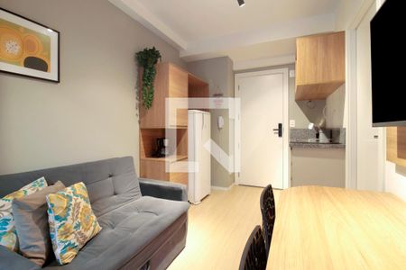 Sala de apartamento para alugar com 1 quarto, 29m² em Vila Nova Conceição, São Paulo