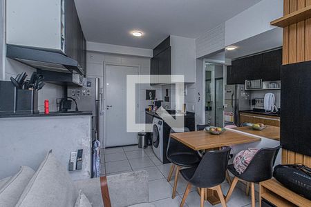 sala, cozinha e área de serviço compartilhadas_4 de apartamento à venda com 2 quartos, 32m² em Parque Fongaro, São Paulo