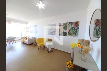Sala de apartamento para alugar com 1 quarto, 66m² em Itararé, São Vicente