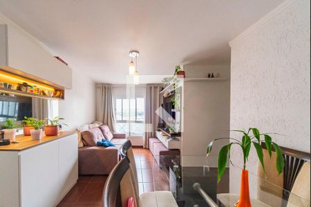 Sala de apartamento à venda com 2 quartos, 54m² em Vila Guarará, Santo André