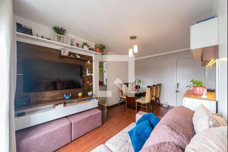 Sala de apartamento à venda com 2 quartos, 54m² em Vila Guarará, Santo André