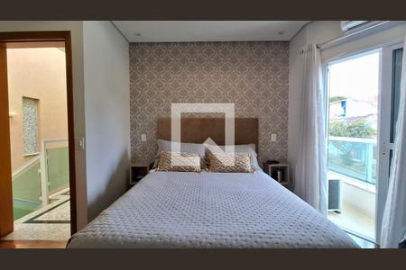 Quarto 1 suíte de casa à venda com 3 quartos, 174m² em Vila Alzira, Santo André