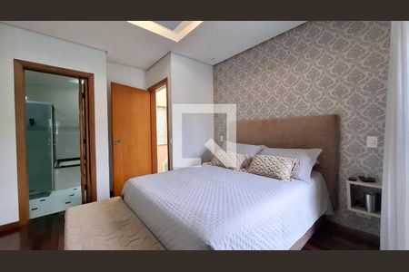 Quarto 1 suíte de casa à venda com 3 quartos, 174m² em Vila Alzira, Santo André