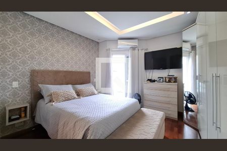 Quarto 1 suíte de casa à venda com 3 quartos, 174m² em Vila Alzira, Santo André
