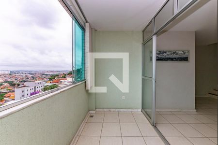 Varanda da Sala de apartamento à venda com 3 quartos, 178m² em Havaí, Belo Horizonte