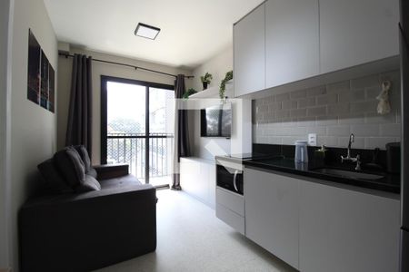 Sala/Cozinha de apartamento para alugar com 3 quartos, 103m² em Indianópolis, São Paulo