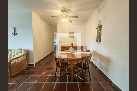Sala de apartamento para alugar com 2 quartos, 75m² em Jardim Ana Maria, Guarujá