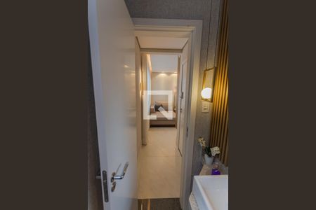 Lavabo na Sala de apartamento para alugar com 2 quartos, 82m² em Carmo, Belo Horizonte