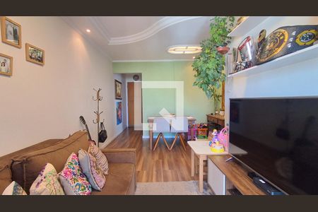 Sala de apartamento à venda com 3 quartos, 65m² em Vila Euclides, São Bernardo do Campo