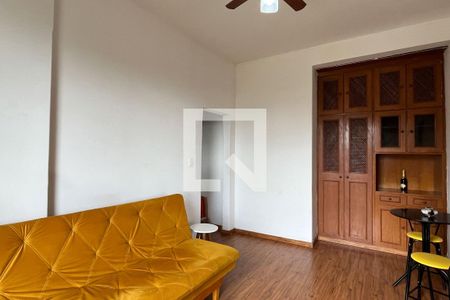 Sala de apartamento para alugar com 1 quarto, 64m² em Ponta da Praia, Santos