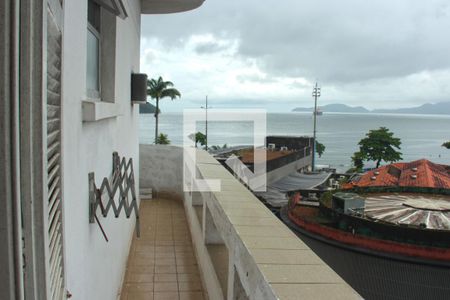 Varanda da Sala de apartamento para alugar com 1 quarto, 64m² em Ponta da Praia, Santos