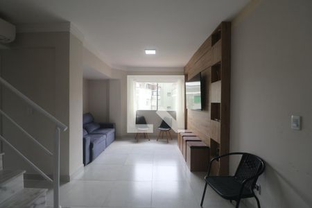 Sala de apartamento para alugar com 3 quartos, 143m² em Praia Tartarugas, Guarujá