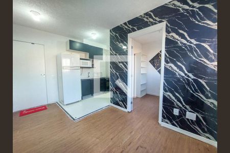 Sala/Cozinha de apartamento para alugar com 2 quartos, 33m² em Jardim Caravelas, São Paulo