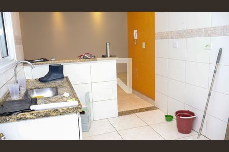 Sala/Cozinha de apartamento para alugar com 2 quartos, 67m² em Vila Bela Vista, Santo André