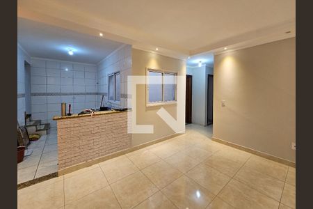 Sala/Cozinha de apartamento para alugar com 2 quartos, 67m² em Vila Bela Vista, Santo André