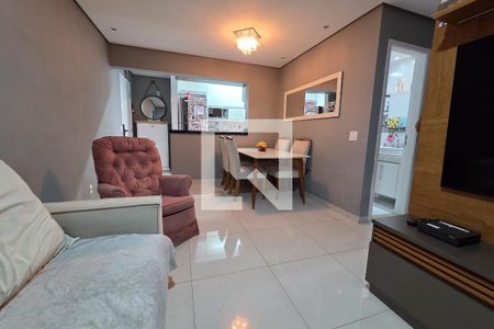 Sala de apartamento à venda com 3 quartos, 77m² em Campestre, Santo André