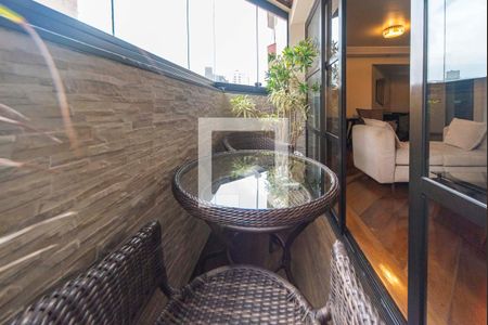 Varanda da Sala de apartamento para alugar com 3 quartos, 188m² em Vila Bastos, Santo André