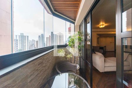 Varanda da Sala de apartamento para alugar com 3 quartos, 188m² em Vila Bastos, Santo André