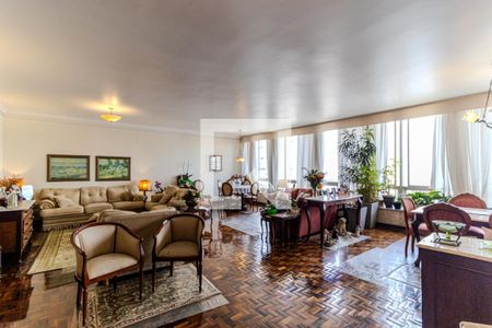 Sala de apartamento à venda com 5 quartos, 280m² em Santa Cecilia, São Paulo