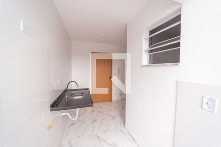 Cozinha e Área de Serviço de apartamento para alugar com 1 quarto, 30m² em Vila Marieta, São Paulo