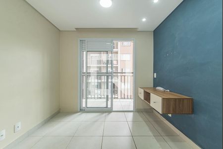 Sala - Cozinha Integrada de apartamento para alugar com 1 quarto, 28m² em Jardim Caravelas, São Paulo