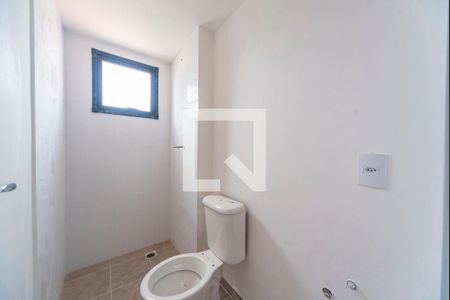 Banheiro Social de apartamento à venda com 2 quartos, 45m² em Campestre, Santo André