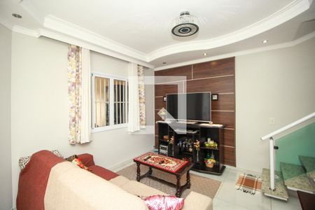 sala de casa à venda com 3 quartos, 222m² em Parque Sao Vicente, Santo André