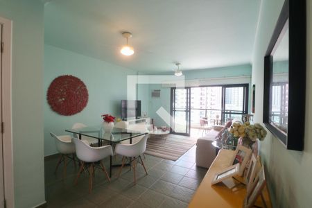 Sala de apartamento para alugar com 2 quartos, 100m² em Vila Luis Antonio, Guarujá