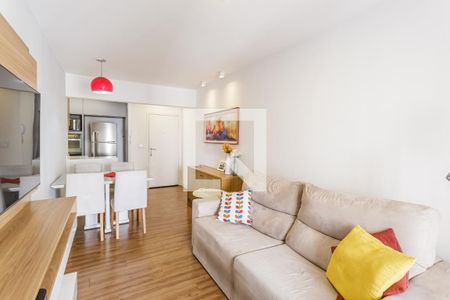 Sala de apartamento para alugar com 2 quartos, 60m² em Indianópolis, São Paulo