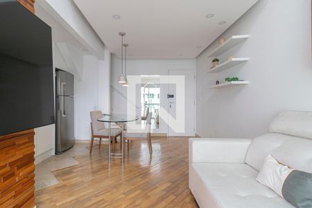 Sala de apartamento à venda com 1 quarto, 50m² em Moema, São Paulo