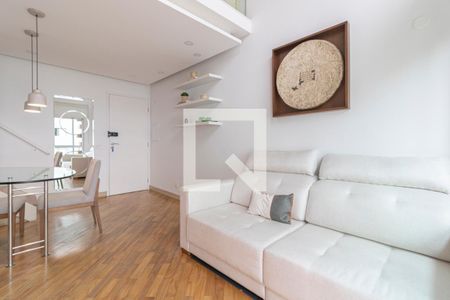 Sala de apartamento à venda com 1 quarto, 50m² em Moema, São Paulo