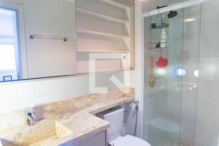 Banheiro da Suíte de apartamento para alugar com 2 quartos, 61m² em Jardim Prudência, São Paulo