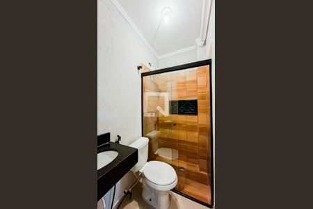 Banheiro de kitnet/studio para alugar com 1 quarto, 19m² em Jardim dos Pimentas, Guarulhos